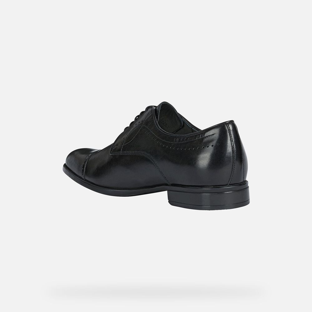 Geox Formal Shoes Black Iacopo - Geox Mens Shoes - KAMRPJ218